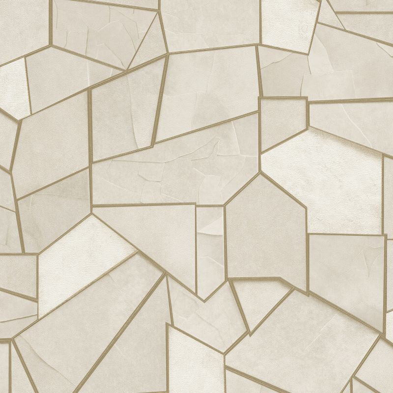 Mosaique 3D Effect Tile Wallpaper Natural Sample