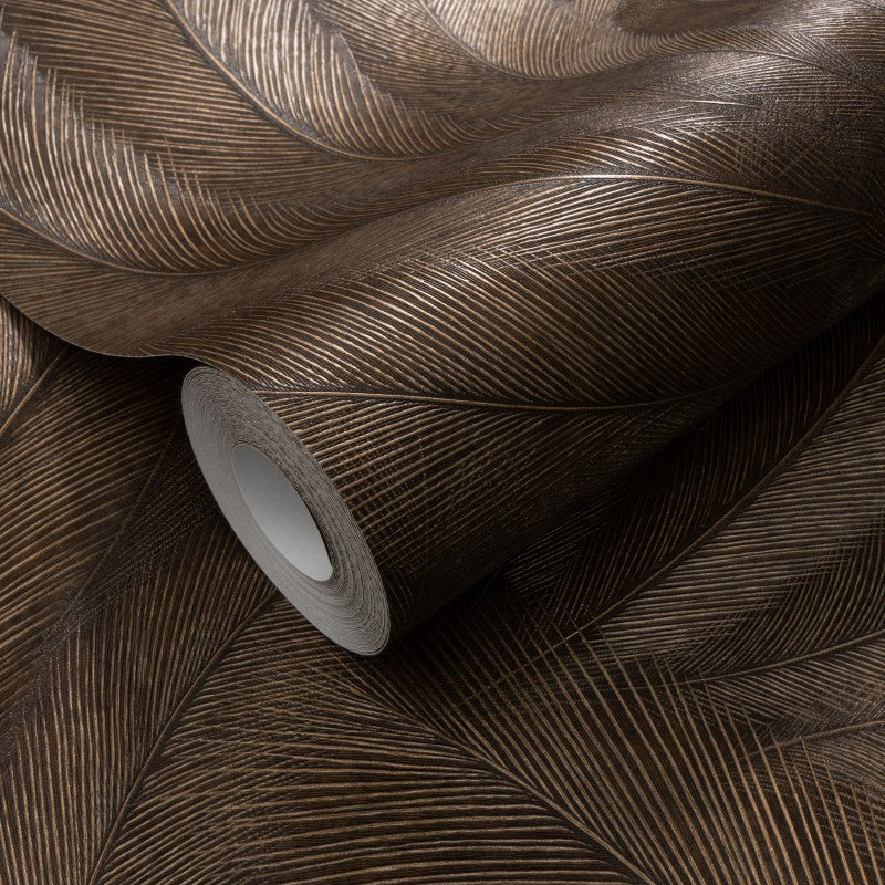 Ploom Vinyl Metallic Leaf Wallpaper