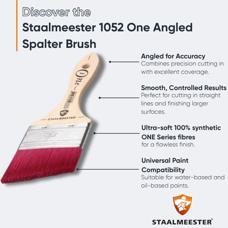 Staalmeester 1052 One Angled Spalter Brush