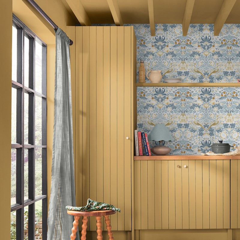William Morris At Home Peel & Stick Sample - Lawn Daisy