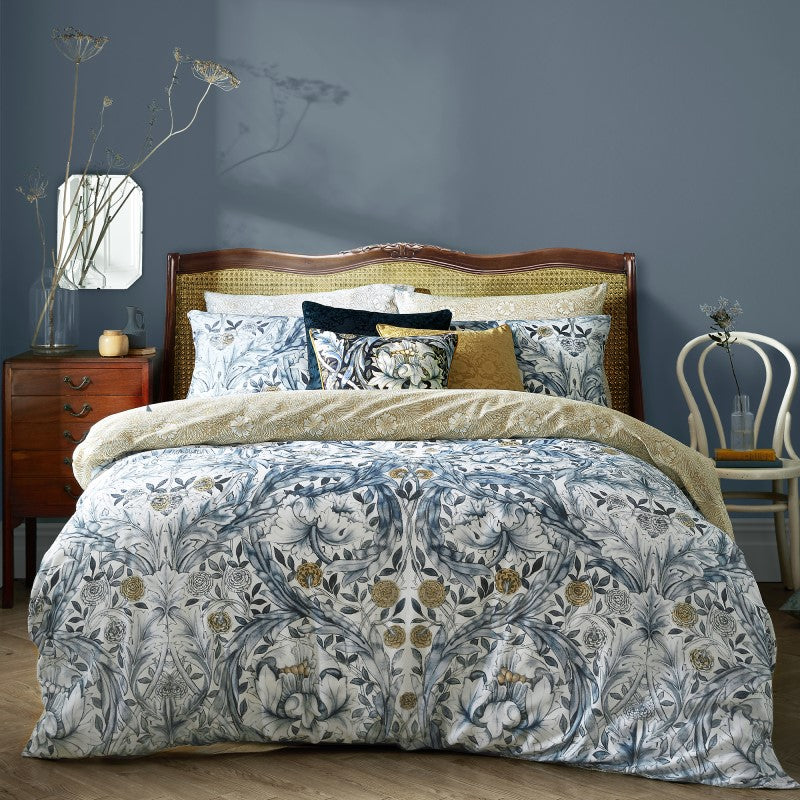 William Morris At Home Peel & Stick Sample - Mineral Blue