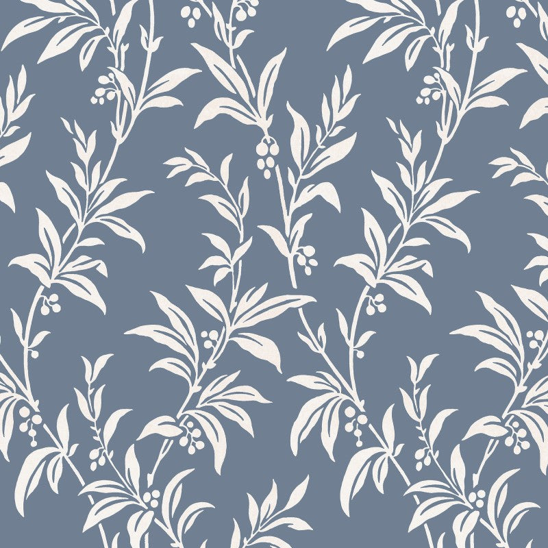 Laura Ashley Paxford Leaves Wallpaper Sample