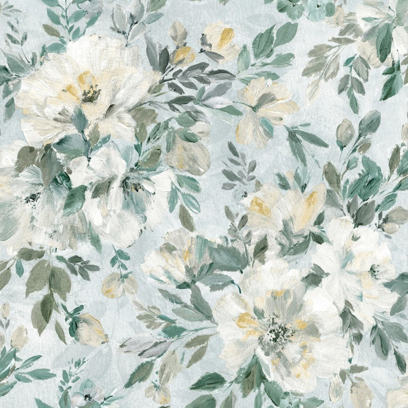 Laura Ashley Elowen Peony Wallpaper Sample