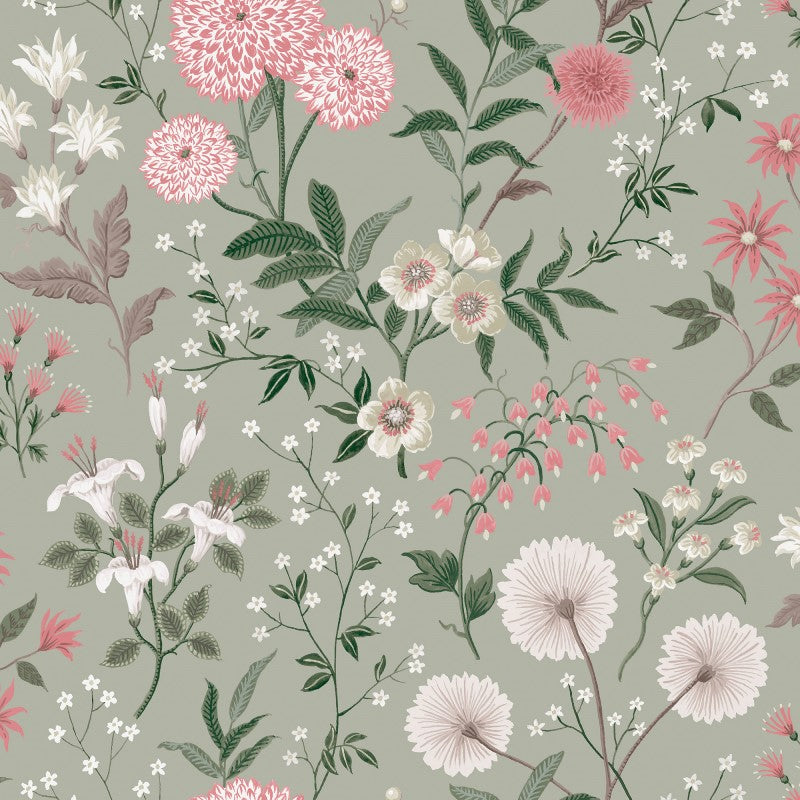 Laura Ashley Otterham Garden Wallpaper Sample