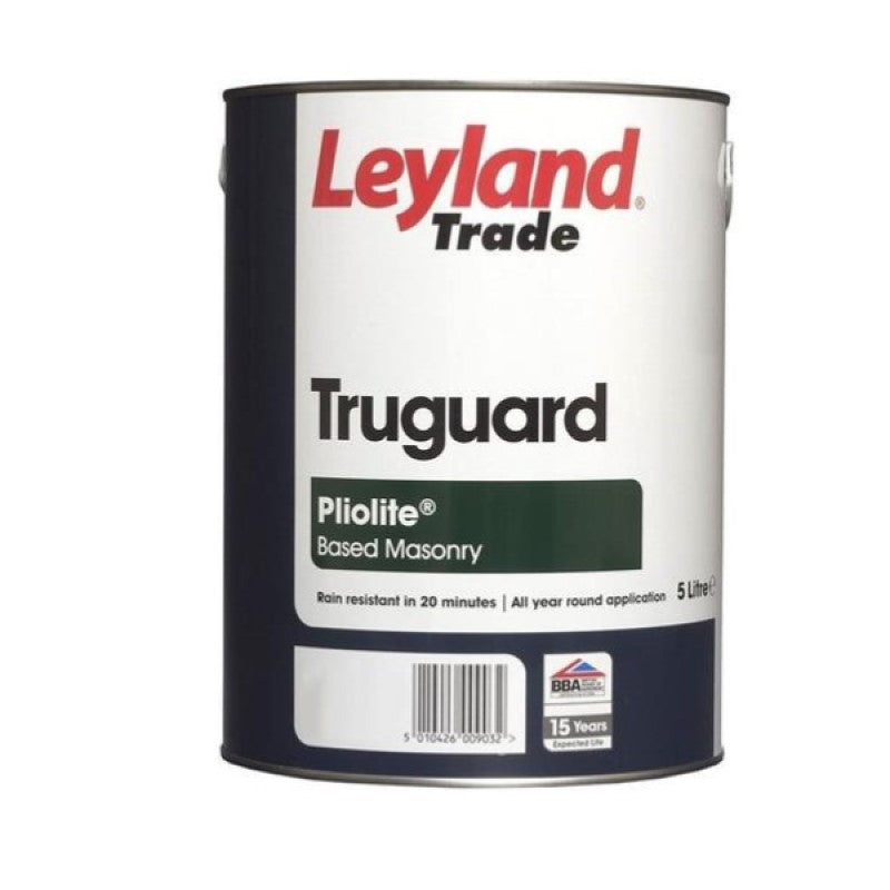 Leyland Trade Truguard Pliolite Based Masonry Paint - Brilliant White/Magnolia
