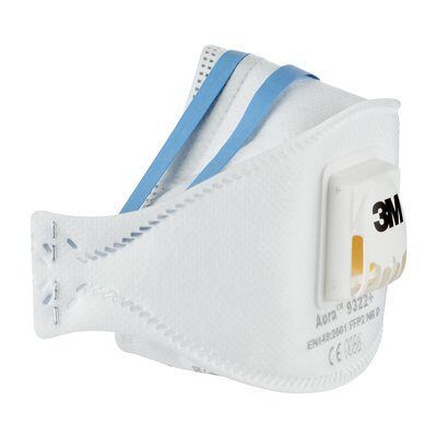 3M Aura Hand Sanding & Power Tool Respirator 9322+ (Pack of 5)