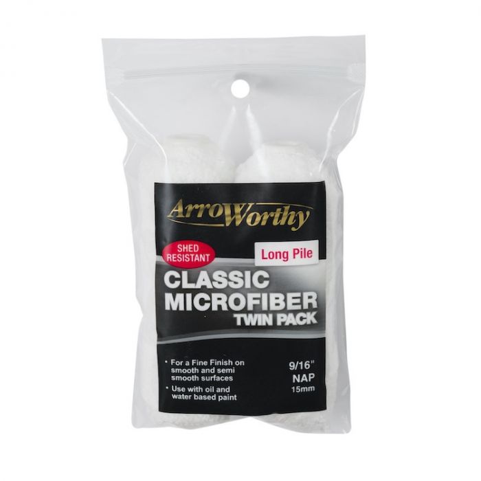 Arroworthy Classic Microfiber 4" Mini Roller Sleeve - Twin Pack