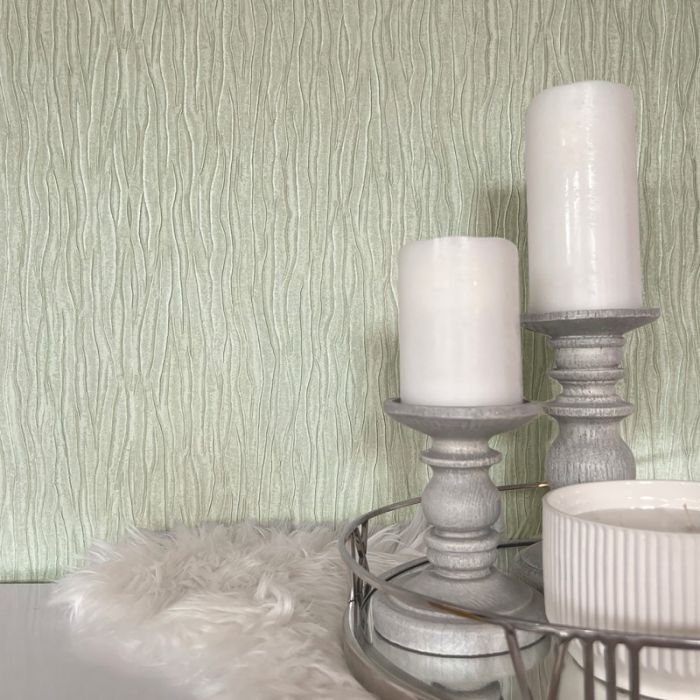 Tiffany Textured Sage Wallpaper