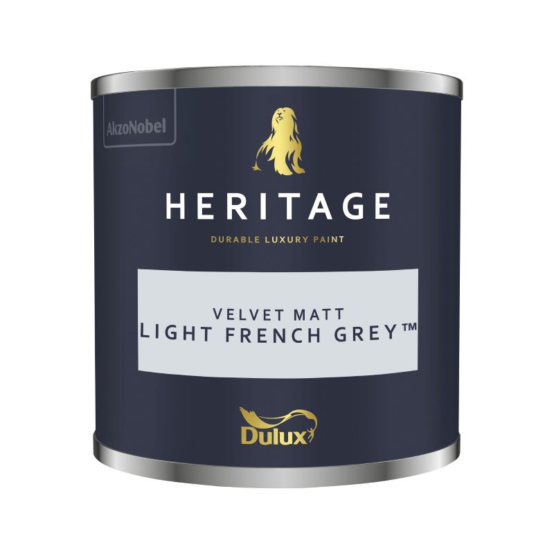 Dulux Heritage Light French Grey - Matt Emulsion