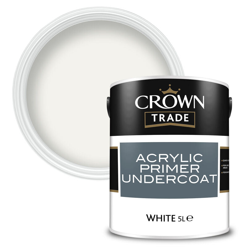 Crown Trade Acrylic Primer Undercoat - White