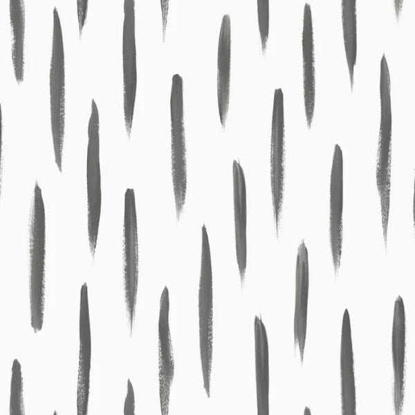Brush Strokes Wallpaper Soft Black - DCO Exclusive Sample