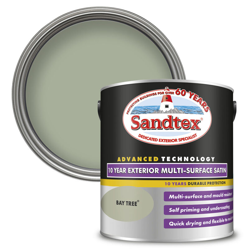 Sandtex 10 Year Exterior Multi-Surface Satin Paint