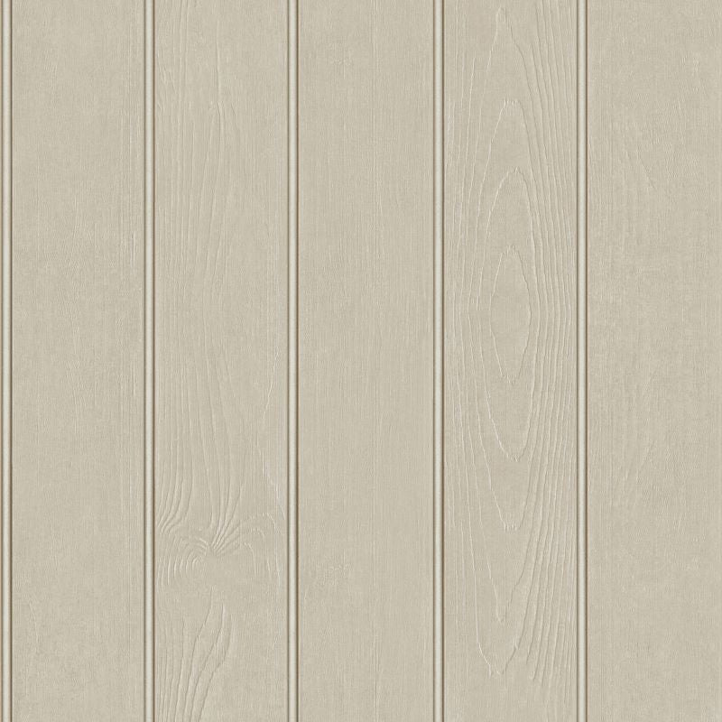 Olivia Beaded Wood Wallpaper Beige Sample