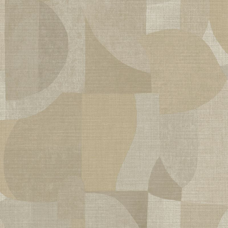 Dune Geometric Wallpaper Sand Sample