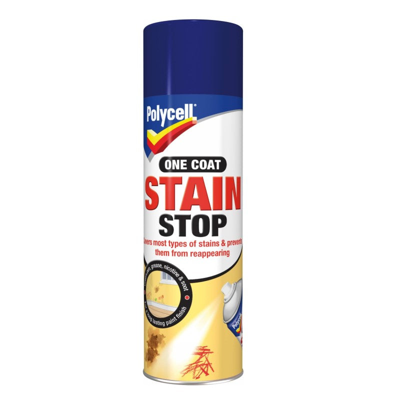 Polycell One Coat Stain Stop Undercoat Aerosol - 250ml