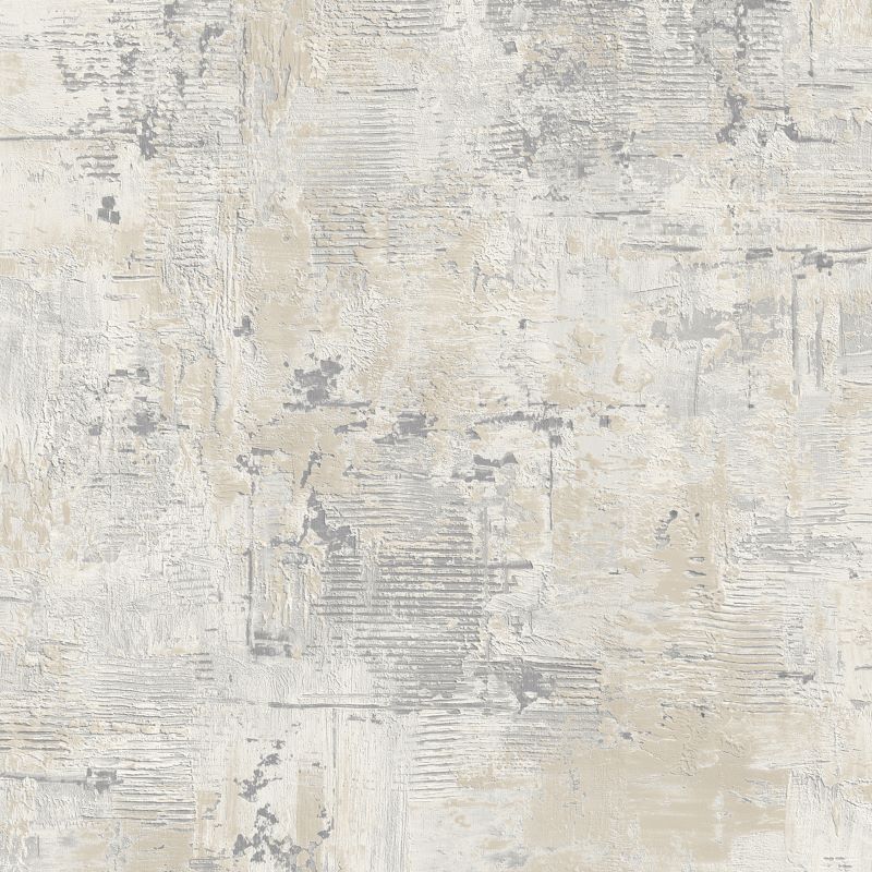 Industrial Plaster Texture Wallpaper White Sample