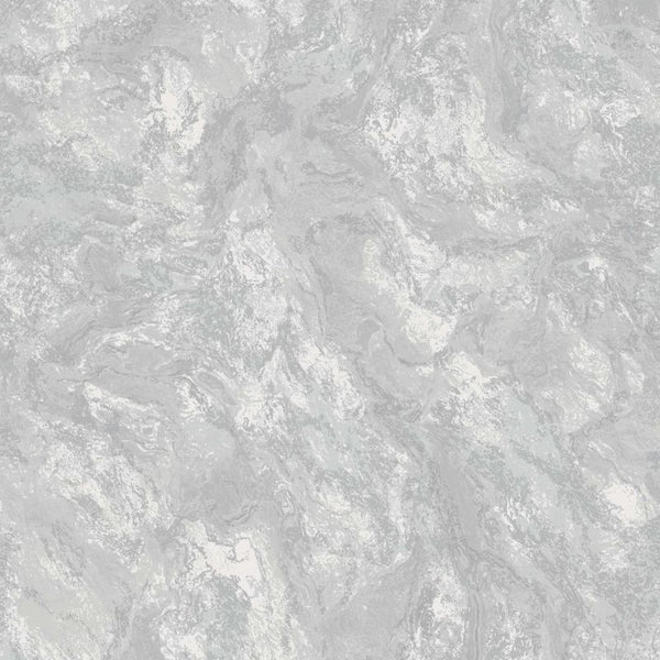 Calacatta Marble Bead Metallic Wallpaper Grey Sample