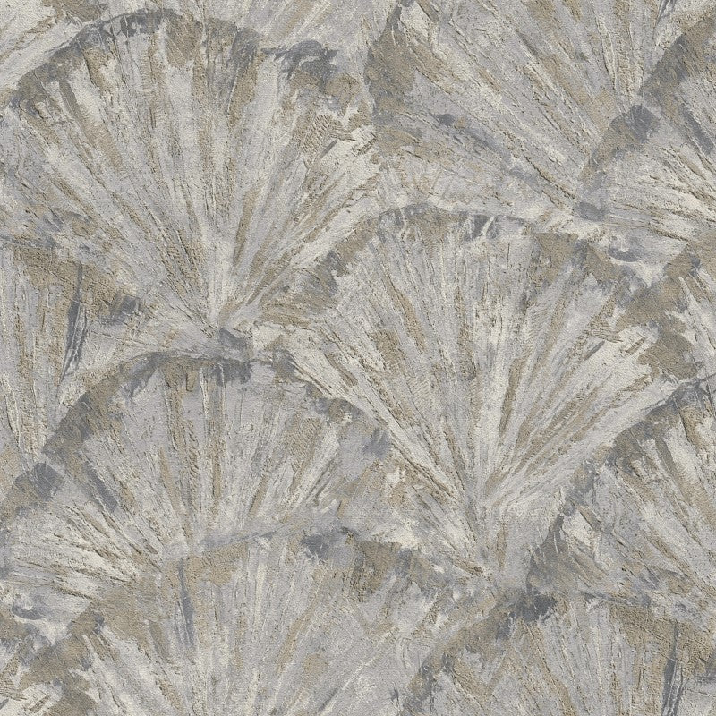 Natural Fossil Texture Beige Wallpaper Sample