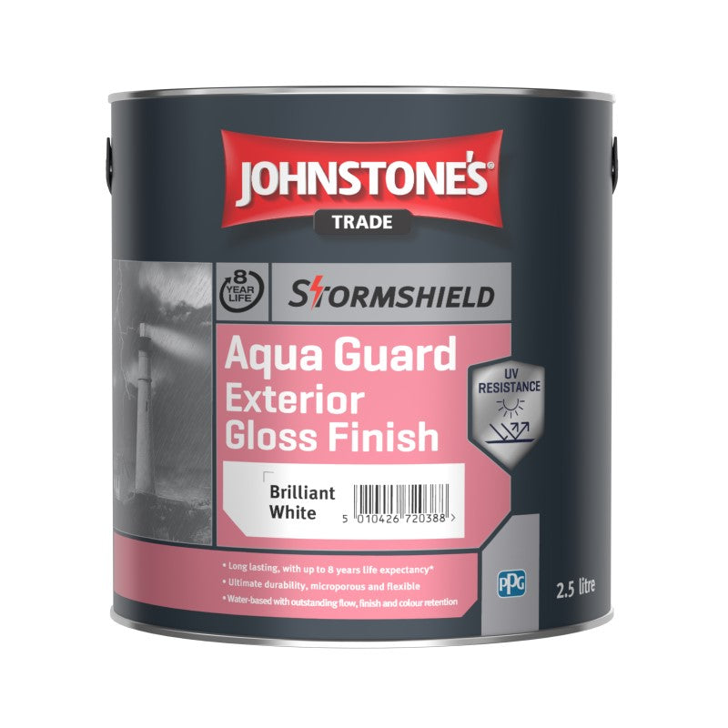 Johnstone's Stormshield Aqua Guard Exterior Gloss - Brilliant White