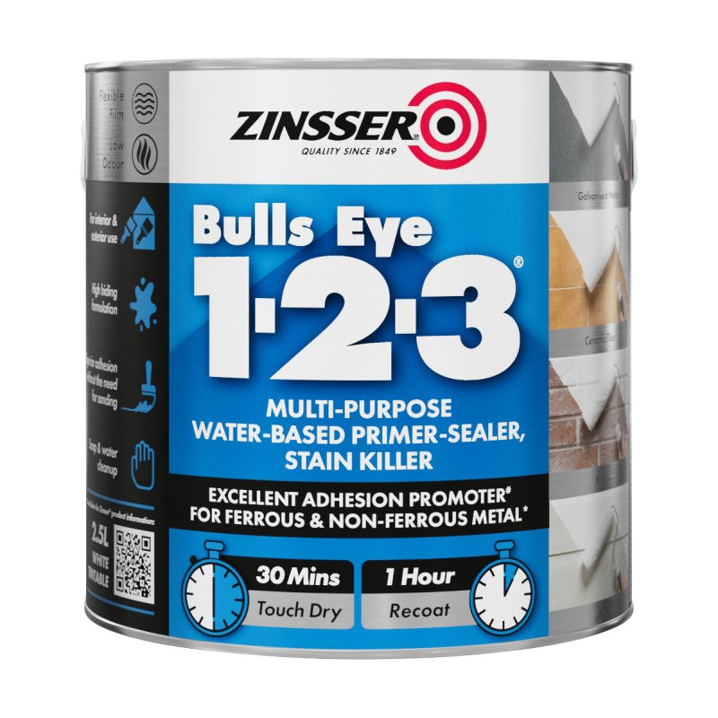 Zinsser Bullseye 123 Primer Decorating Centre Online