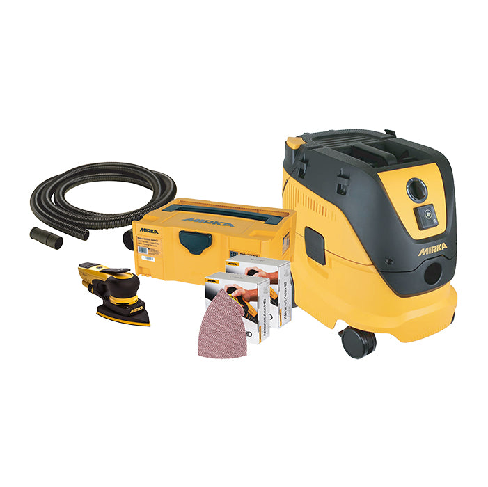 Mirka DEOS DELTA II & Dust Extractor Bundle