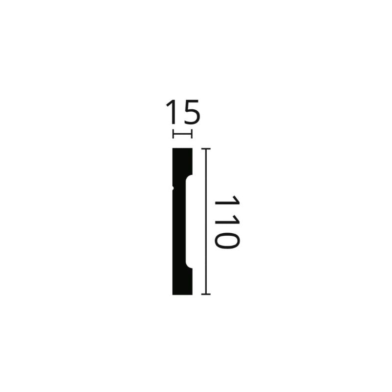 FD2 Wallstyl 2.44m Skirting Board