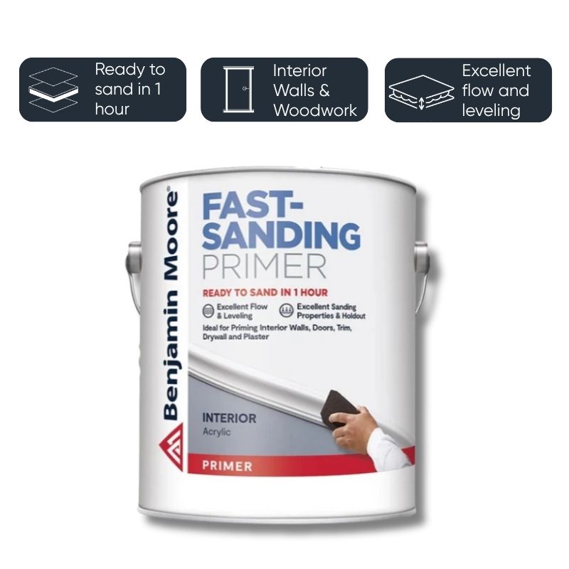 Benjamin Moore Fast Sanding Primer - White