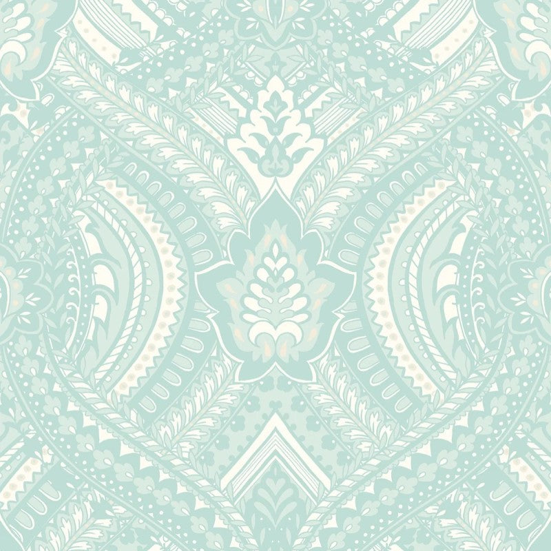 Hoopla Walls Ogee Damask Wallpaper