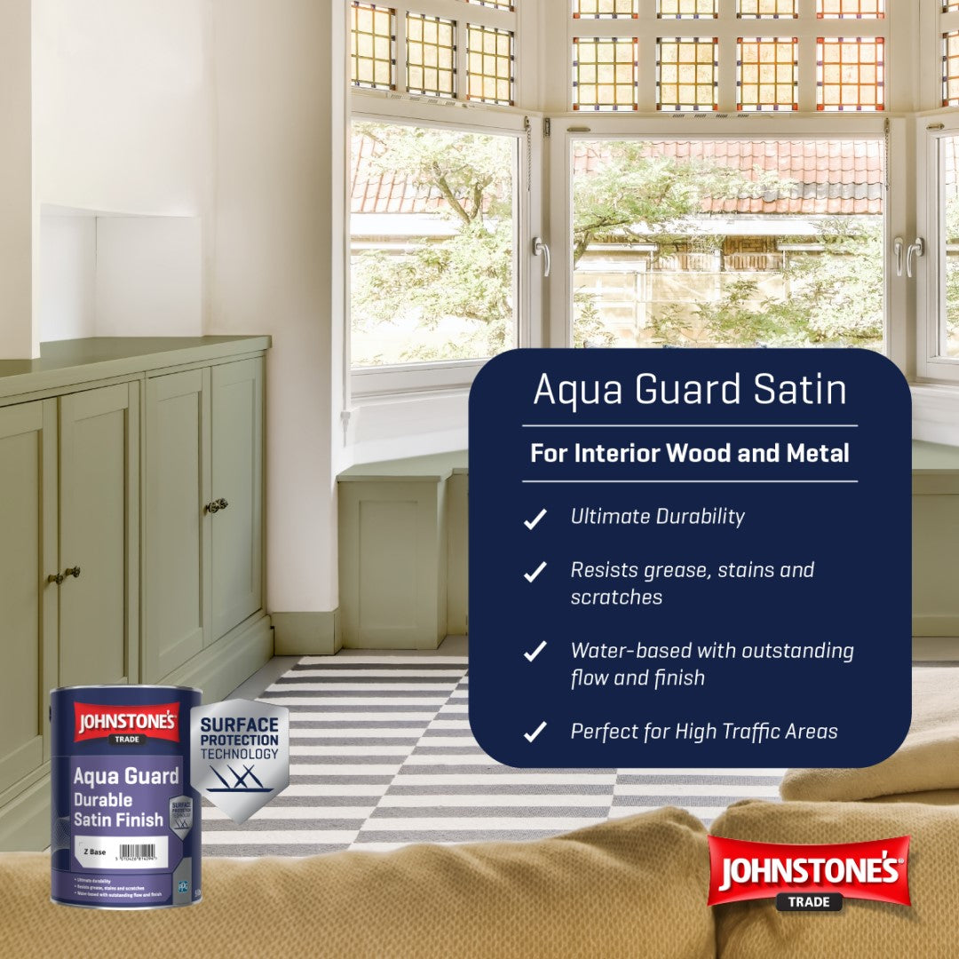 Johnstone's Trade Aqua Guard Satin & Primer Undercoat 5L Bundle