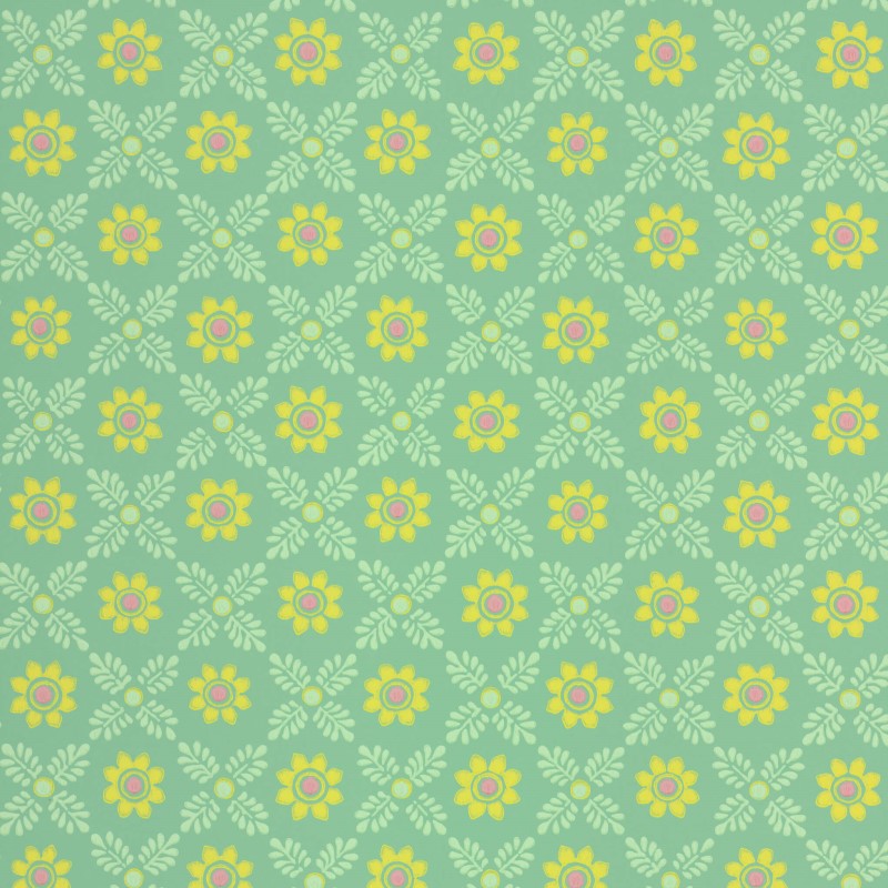 Little Greene Ditsy Block Wallpaper