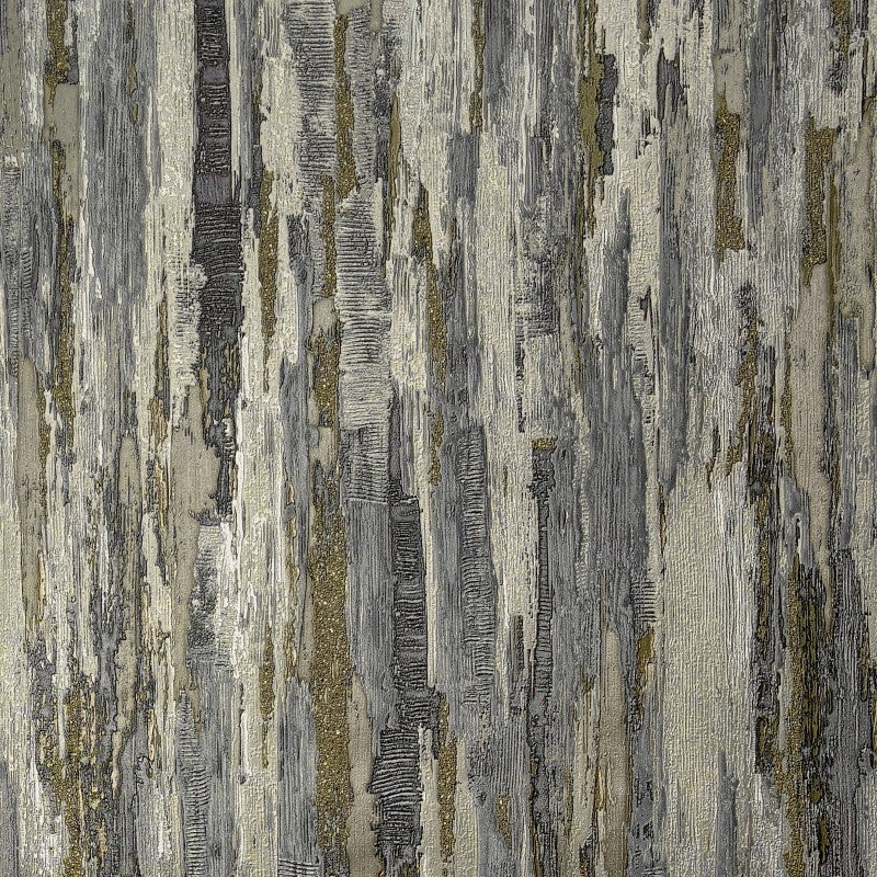 Gianni Textured Plain Wallpaper Charcoal Taupe Sample