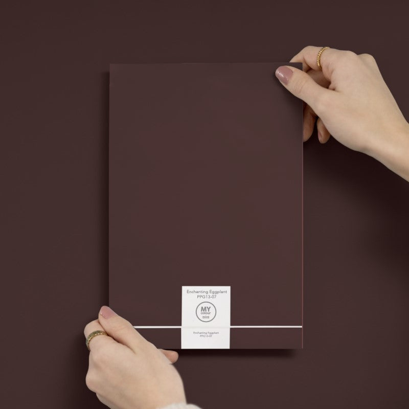 MY Colour - Enchanting Eggplant Peel & Stick Sample