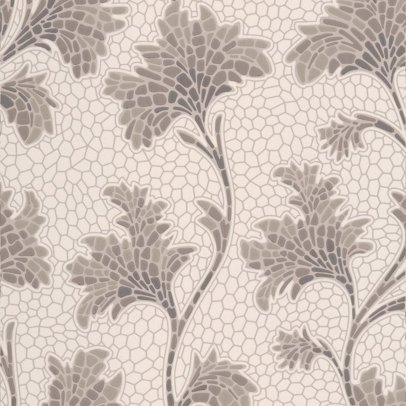 Little Greene Mosaic Trail Wallpaper Sample - Slaked Lime