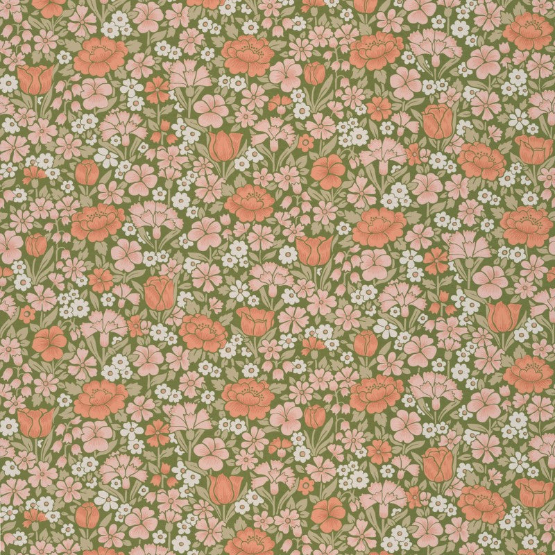 Little Greene Spring Flowers Wallpaper Sample - Garden