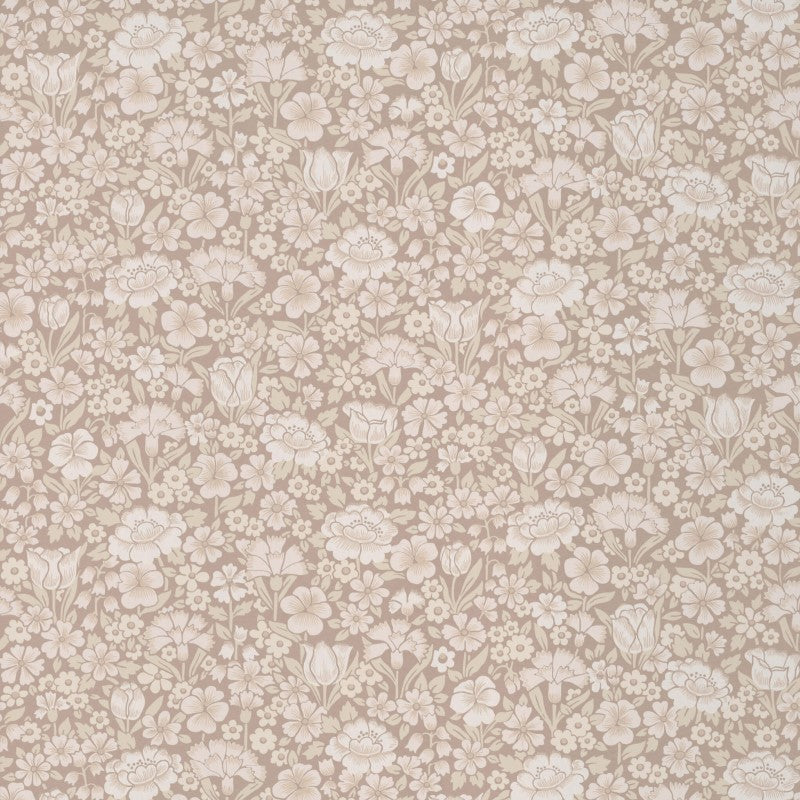 Little Greene Spring Flowers Wallpaper Sample - Portland Stone