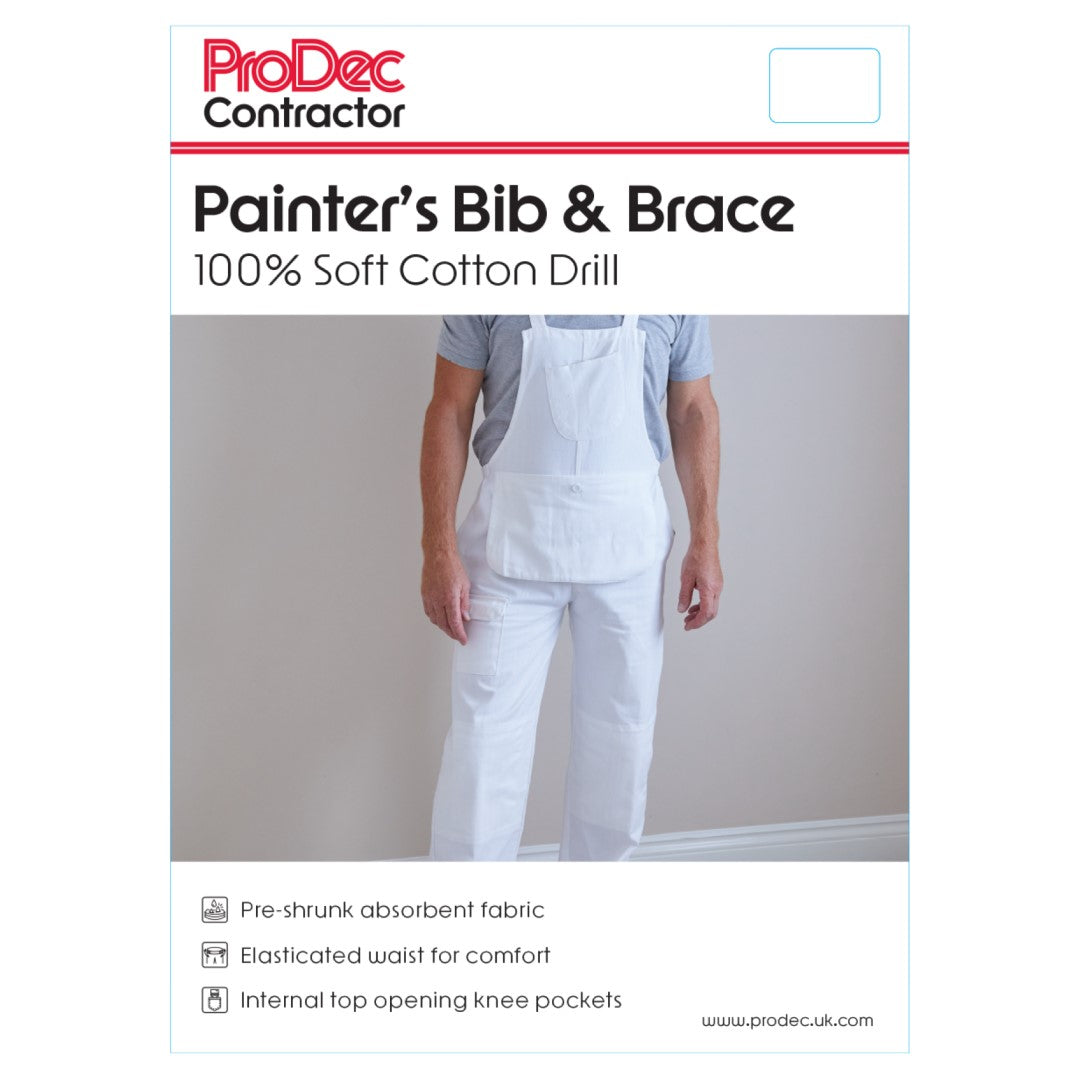 ProDec Contractor 100% Cotton Painter's Bib & Brace