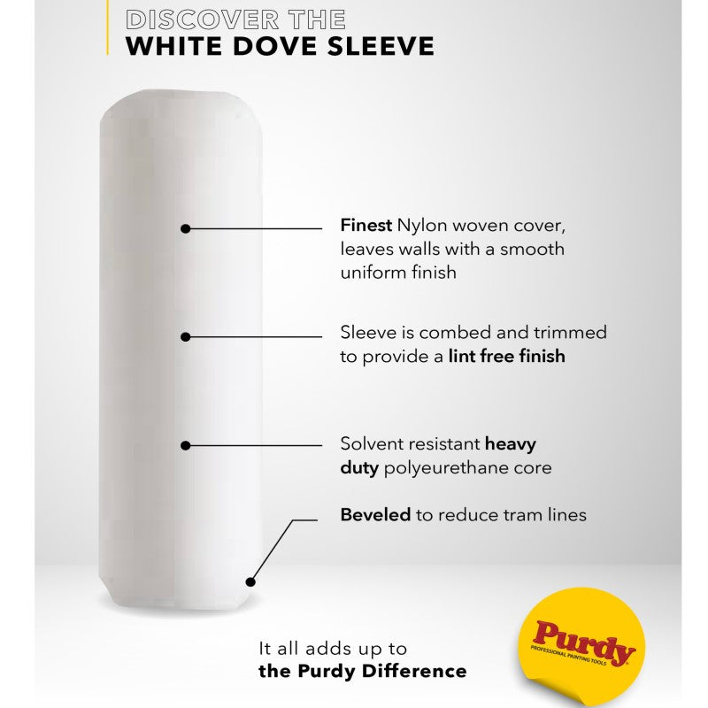 Purdy White Dove 6" Roller Sleeves (3/8" Nap)