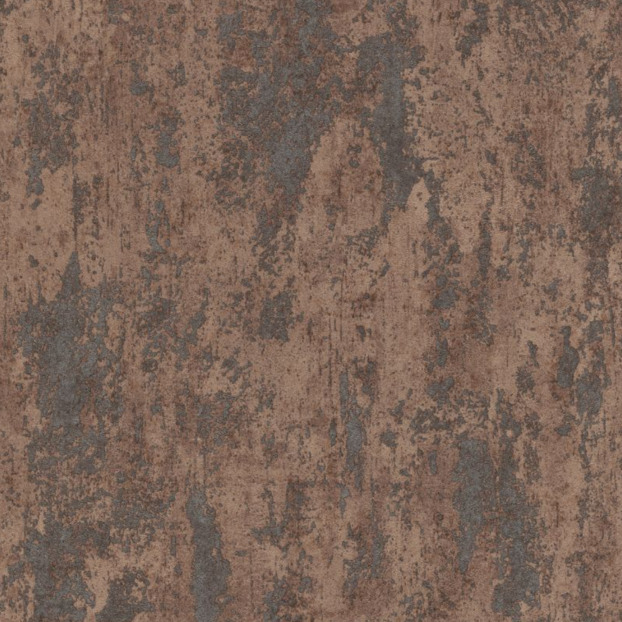 Metallic Industrial Textured Wallpaper Copper Sample
