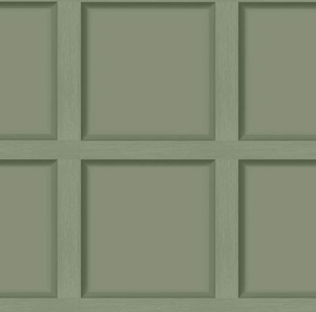 Modern Wood Panel Wallpaper Green Sample