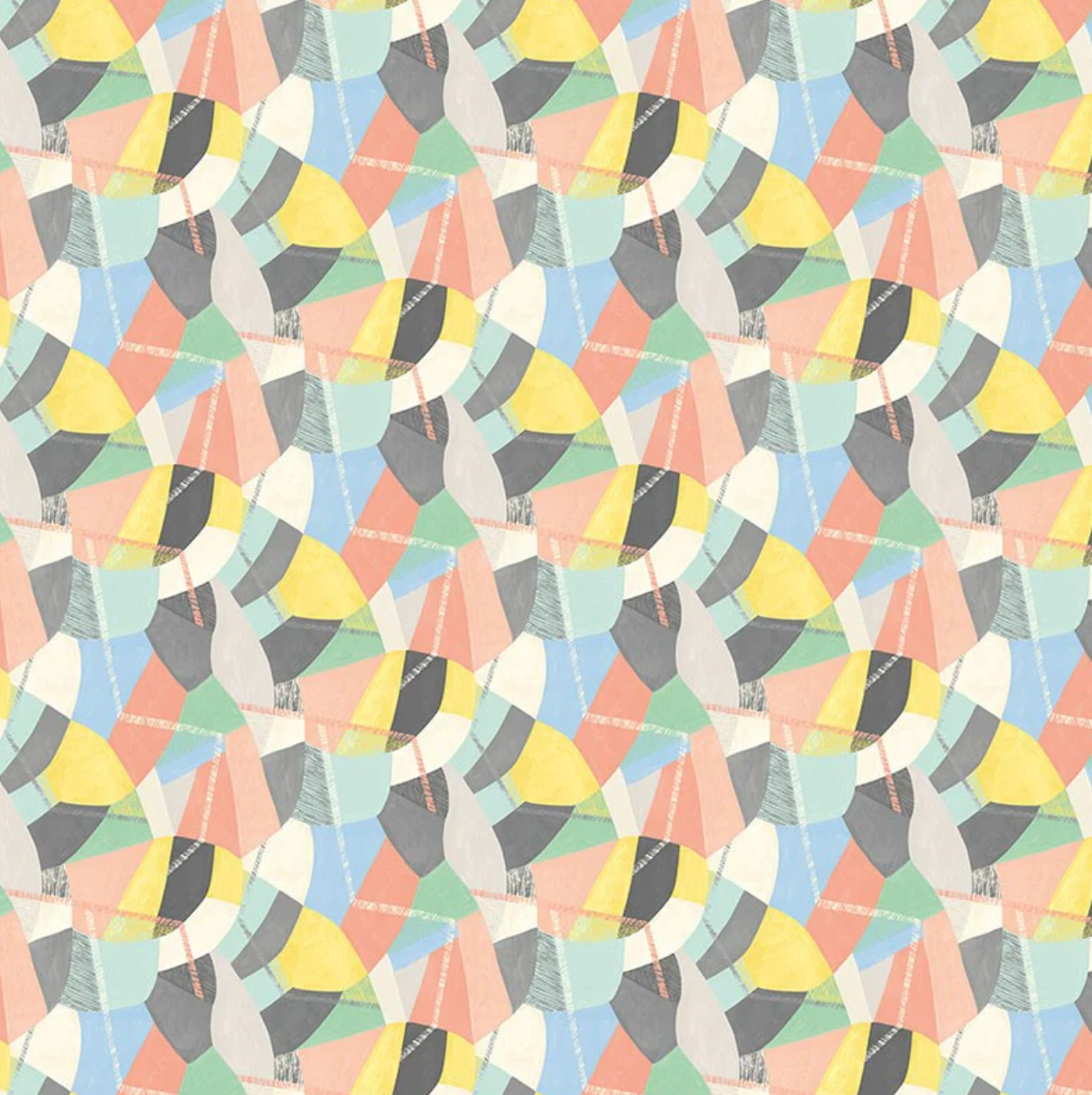 Ohpopsi Abstract Geo Wallpaper Pastel Pop Sample