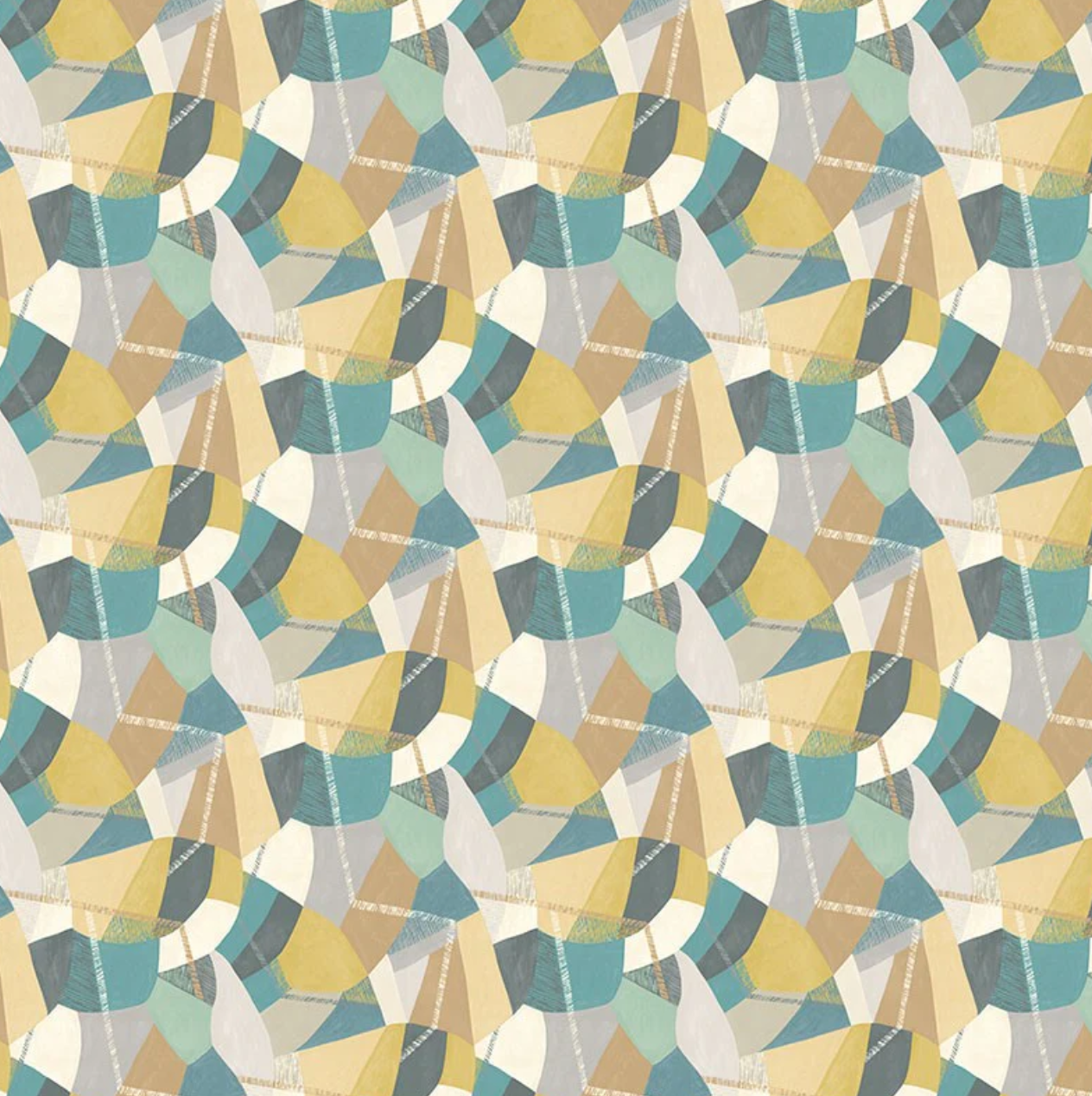 Ohpopsi Abstract Geo Wallpaper Smoke & Latte Sample