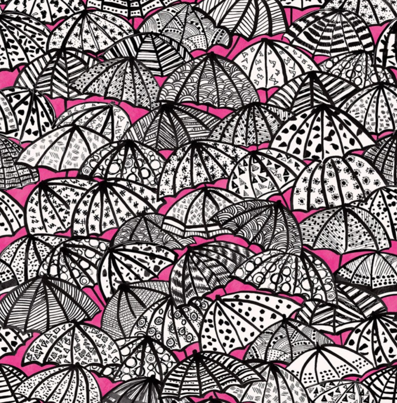 Ohpopsi Jolly Brollies Wallpaper Pop Sample