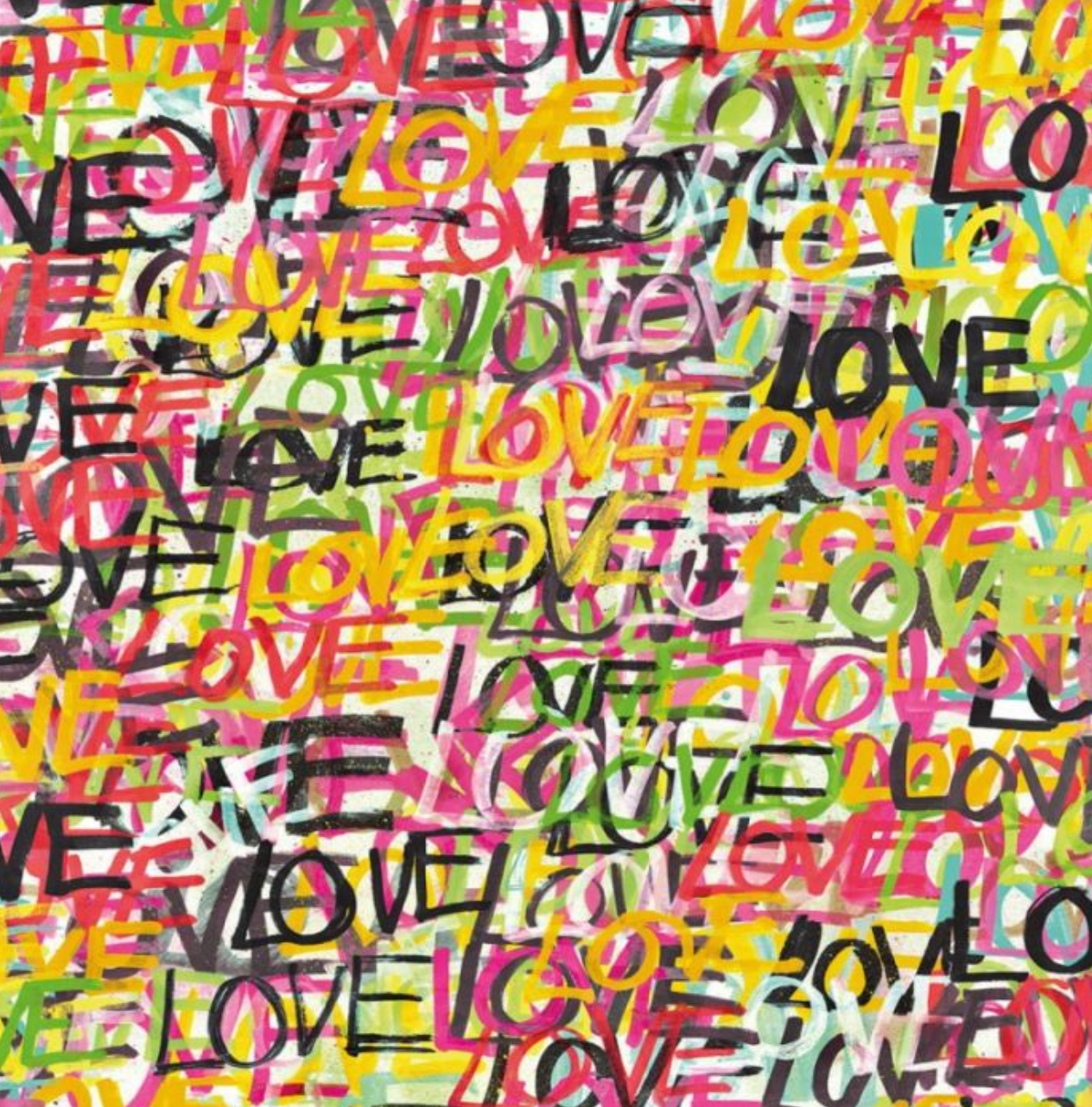 Ohpopsi Love Scribble Wallpaper Multi Riot Sample