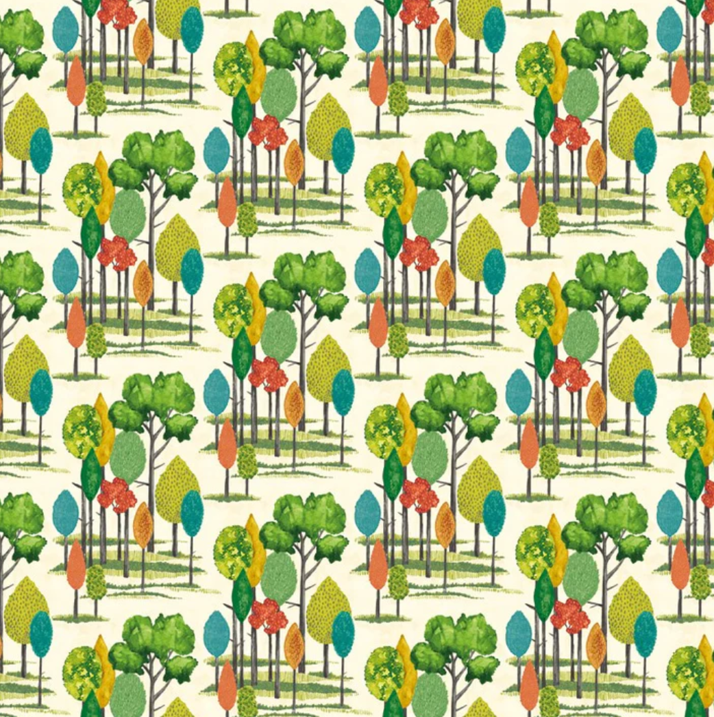 Ohpopsi Tall Trees Wallpaper Grass Sample