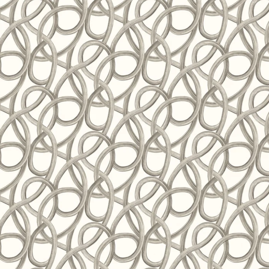 Ohpopsi Twisted Geo Wallpaper Concrete Sample