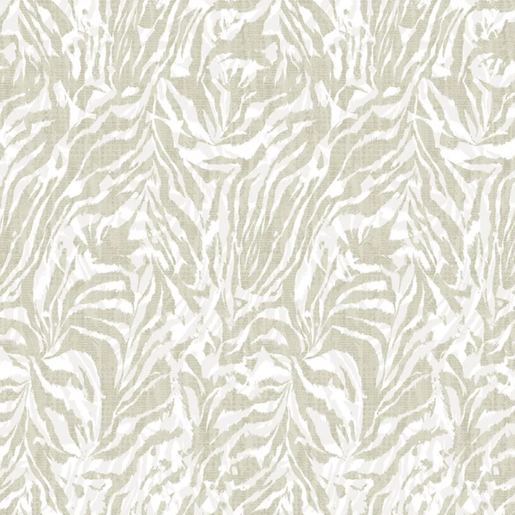 Ohpopsi Zebra Wallpaper Linen Sample