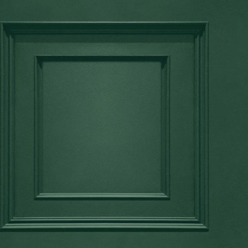 Oliana Wood Panel Effect Wallpaper Green Sample