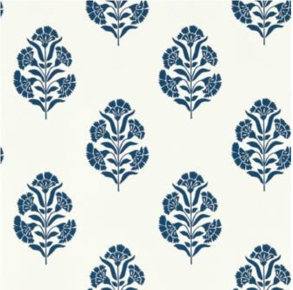 Clarke & Clarke Standen Wallpaper - Midnight Sample