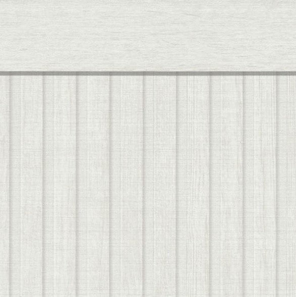 Scandi Wood Slat Grey & White Wallpaper - Half Wall Panel Sample
