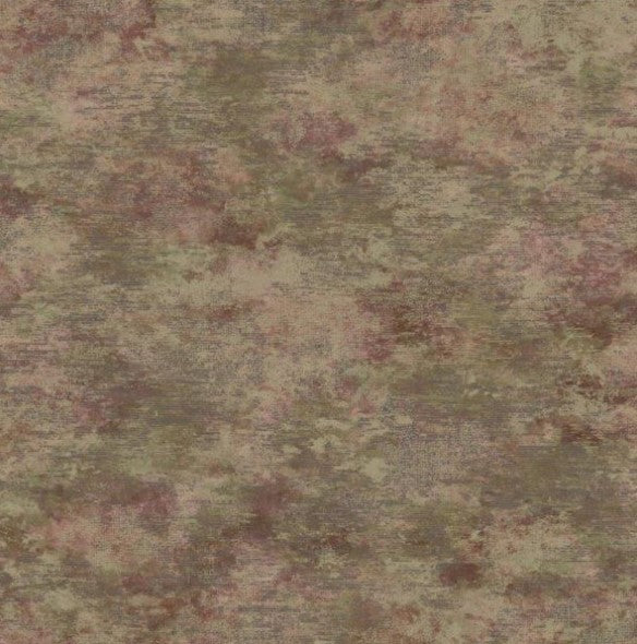 Ozbek Metallic Wallpaper- Maroon / Khaki Sample